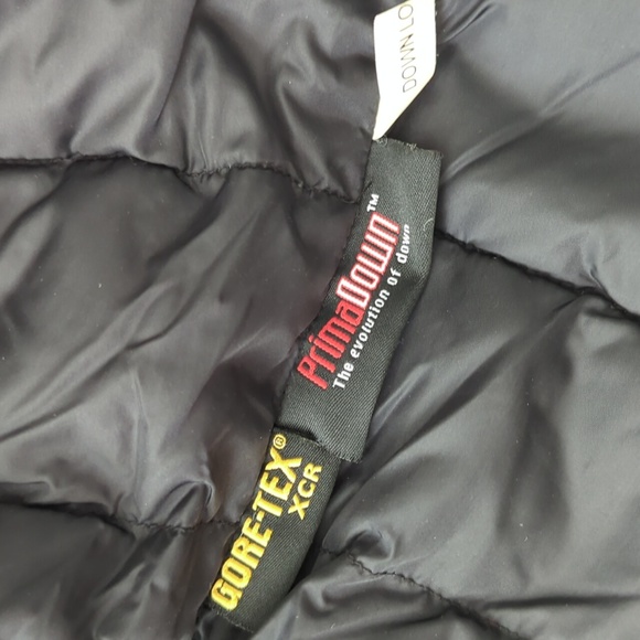 L.L. Bean Gore Tex XCR Insulated Down Parka Olive Green WMN size Large Vintage - Picture 9 of 12